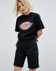 Футболка бойфренда с логотипом Dickies - Черный