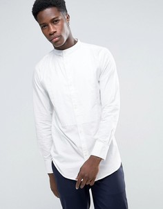 Удлиненная рубашка с воротником на пуговицах Bellfield - Серый