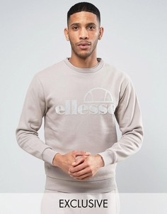 Свитшот с крупным логотипом Ellesse - Светло-серый