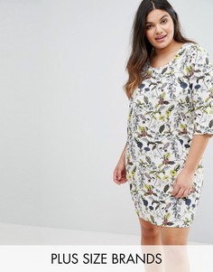 Цельнокройное платье с принтом Junarose - Мульти