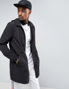 Черная парка ASOS - Желтый
