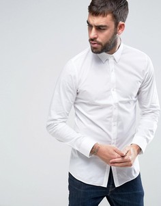 Белая суперузкая рубашка HUGO by Hugo Boss Efi - Белый