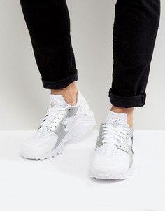 Белые кроссовки Nike Huarache Run 318429-108 - Белый