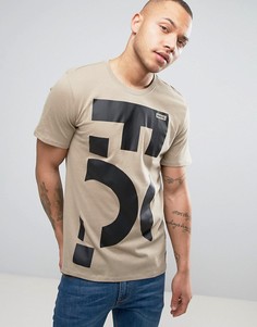 Бежевая футболка Nike F.C 2 847186-235 - Бежевый