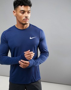 Лонгслив Nike Running Miler 833593-429 - Синий