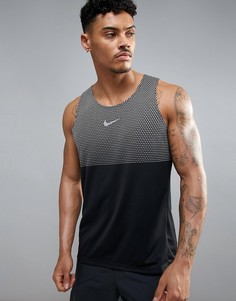 Черная майка Nike Running City Dri-Fit 834246-010 - Черный