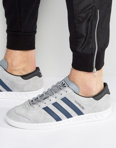 Серые кроссовки adidas Originals Hamburg BB5298 - Серый