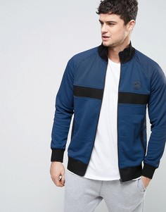 Синяя спортивная куртка в мелкий горошек Converse 10003392-A01 - Черный