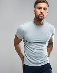 Серая футболка с сетчатой вставкой Lyle &amp; Scott Fitness Peters - Серый