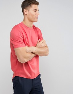 Oversize-футболка из вискозы малинового цвета ASOS - Розовый