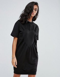 Платье Love Moschino - Черный