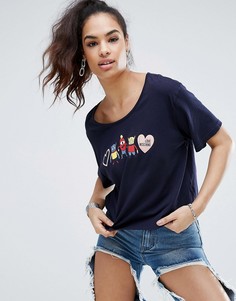 Футболка Love Moschino - Синий