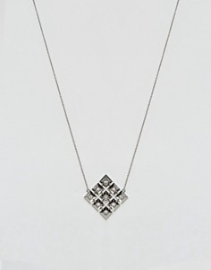 Ожерелье с геометрической подвеской House Of Harlow - Серебряный