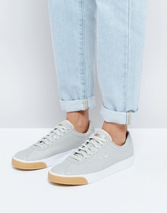 Серые кожаные кроссовки Nike Match Classic Premium - Серый