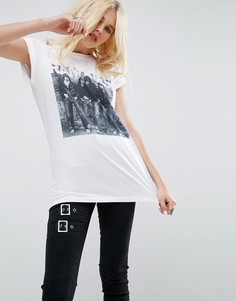 Футболка с фотопринтом Ramones ASOS - Белый