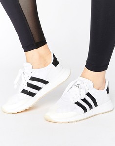 Белые кроссовки adidas Originals FLB - Белый