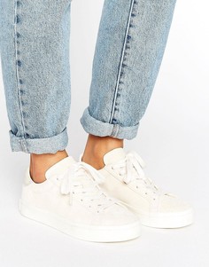 Бежевые кроссовки adidas Originals Court Vantage - Коричневый