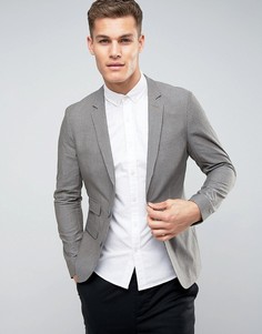 Блейзер скинни в полоску ASOS - Серый