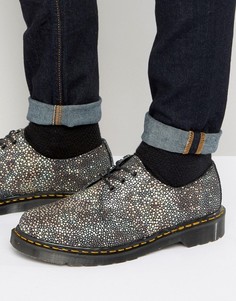 Туфли с 3 парами люверсов Dr Martens Made In England 1461 Stingray - Черный