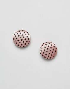 Серьги-гвоздики ASOS - Розовый