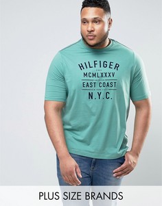Зеленая футболка с логотипом Tommy Hilfiger PLUS Ryan - Зеленый