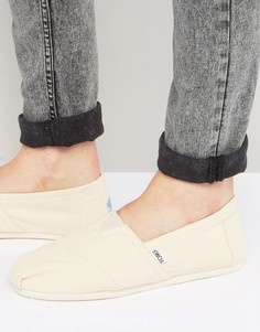 Парусиновые эспадрильи TOMS Classic - Белый