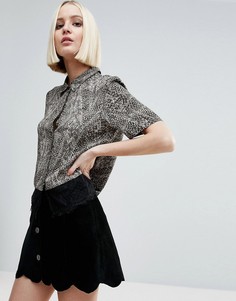 Топ с кружевом Vero Moda - Мульти