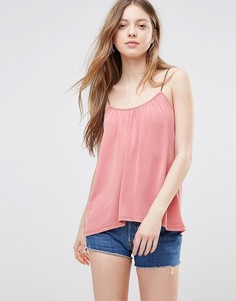 Свободный топ на тонких бретельках Vero Moda - Розовый