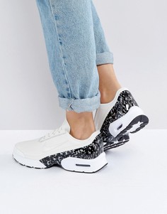 Бежевые кожаные кроссовки Nike Air Max Jewell Lx - Белый