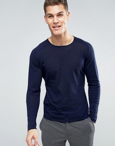 Трикотажный джемпер Jack &amp; Jones Premium - Темно-синий