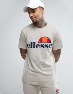 Футболка с логотипом Ellesse - Светло-серый