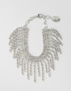 Браслет с кристаллами Swarovski от Krystal London - Серебряный