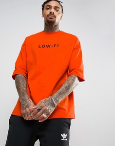 Oversize-футболка с принтом ASOS - Оранжевый