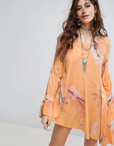 Платье-туника с принтом Free People Clear Skies - Мульти