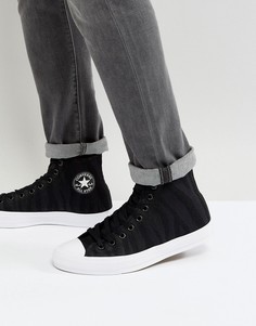 Высокие черные кеды с верхом из ткани Converse Chuck Taylor All Star II 155493C - Черный