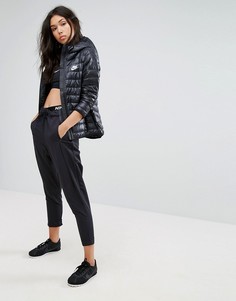 Черные суженные книзу брюки Nike - Черный