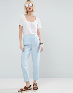 Фактурные льняные брюки ASOS - Мульти