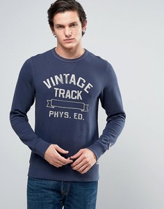 Свитшот с графическим принтом Jack &amp; Jones Vintage - Синий