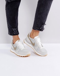 Бежевые кроссовки Nike Internationalist - Серый