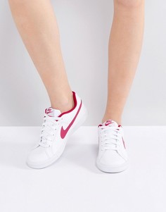 Красно-белые кроссовки Nike Court Royale - Белый