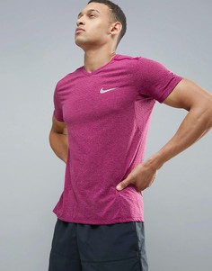 Фиолетовая футболка для бега из дышащей ткани Nike Tailwind 833136-665 - Фиолетовый