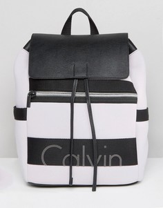 Сиреневый рюкзак с клапаном Calvin Klein Re-Issue Exclusive - Фиолетовый