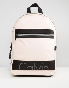Эксклюзивный трикотажный рюкзак с покрытием Calvin Klein Re-Issue - Розовый