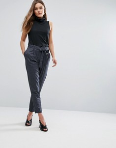 Брюки галифе с поясом на талии New Look - Синий