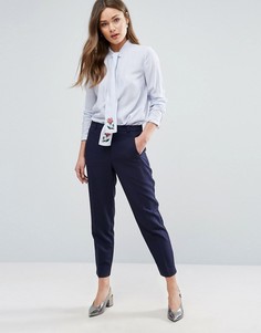 Суженные книзу брюки New Look - Синий