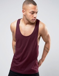 Красная майка-борцовка ASOS - Красный