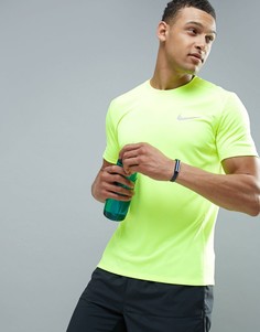 Футболка для бега из быстросохнущей ткани Dri-FIT от Nike Miler 833591-702 - Желтый