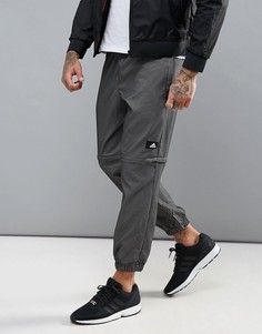 Джоггеры в клетку Adidas Training Bubble - Черный