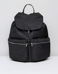 Черный рюкзак с двумя карманами Weekday - Черный