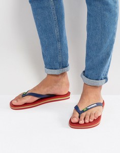 Бразильские шлепанцы Havaianas - Красный